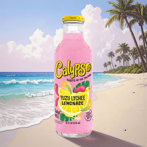 [D1002111] CALYPSO LEMONADE YUZU LYCHEE 12 x 47,3cl