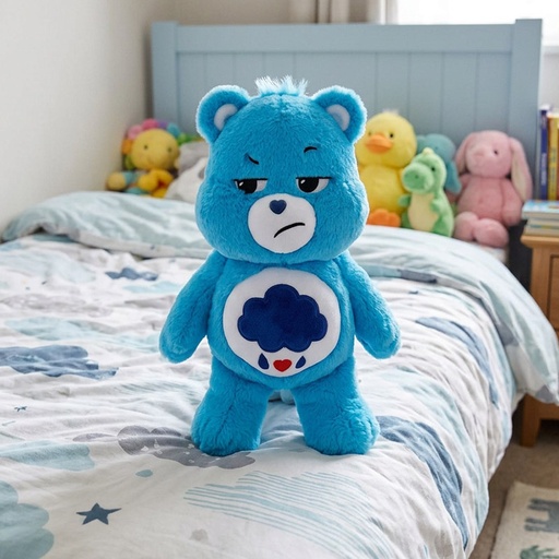 [00021061] CARE BEARS GRUMPY BEAR 35cm