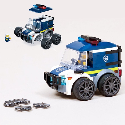[00111124] LEGO 60481 CITY RIDES POLICE TRUCK