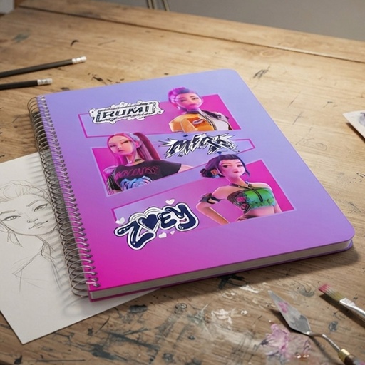 [00070108] NOTEBOOK KPOP DEMON HUNTER A5