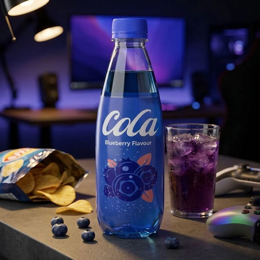 [D1002203] COLA BLUEBERRY 24 x 40cl