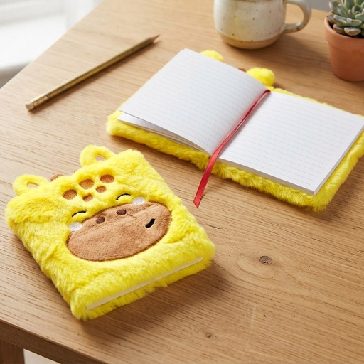 [00070123] NOTEBOOK ADORAMALS FLUFFY RAFFI THE GIRAFFE