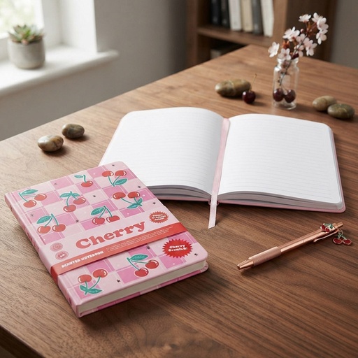 [00070131] NOTEBOOK CHERRY (PERFUMED)