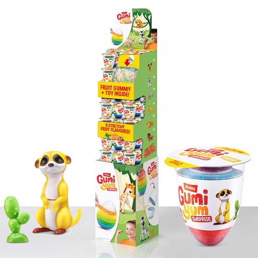 [C1105065] GUMI YUM WILDLIFE SURPRISE DISPLAY 68pcs