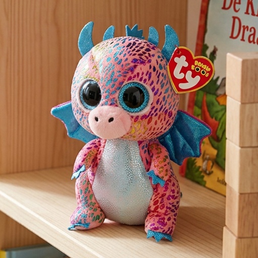 [00021073] TY BEANIE BOO'S FLINT THE DRAGON SMALL 15cm
