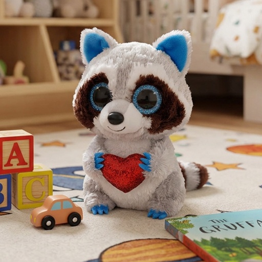 [00021074] TY BEANIE BOO'S THIEF THE RACCOON SMALL 15cm