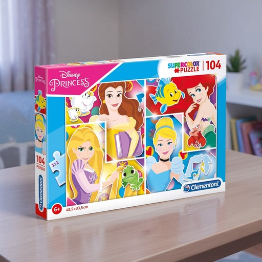 [00090089] PUZZLE DISNEY PRINCESS 104PCS