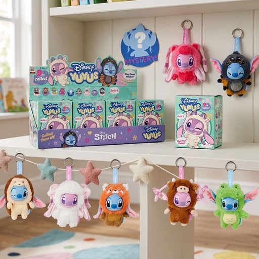 [00021090] DISPLAY DISNEY STITCH YUYU'S WITH CLIP WAVE-2 /8