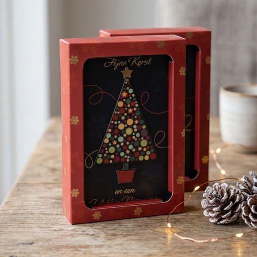 [86000003] WENSKAARTEN KERSTMIS FEELING 8pcs