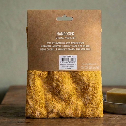 [00129000] HANDDOEK - GEEL (36601)