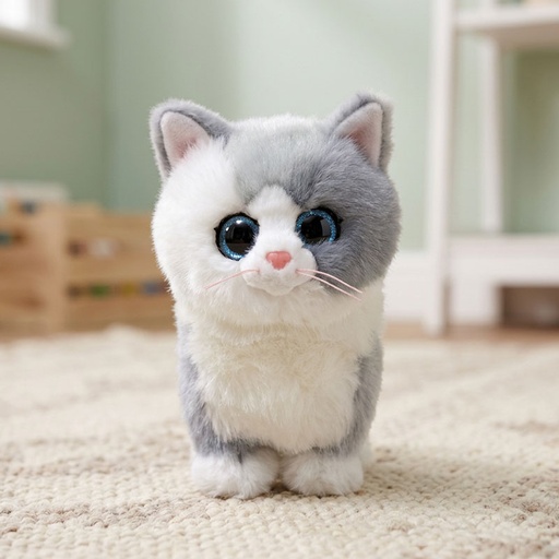 [00020438] TY BEANIE BOO'S SMALL -  FURLEY THE CAT 15cm
