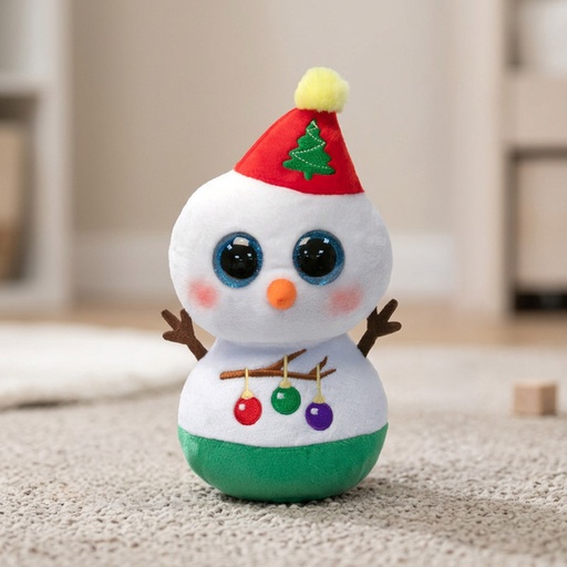 [00020447] TY BEANIE BABIES SMALL - BOBBLE THE SNOWMAN 15cm