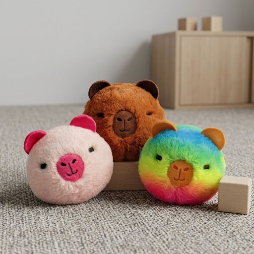 [00020658] TY BEANIE BOUNCERS - CAPYBARA 3-ASS 9CM