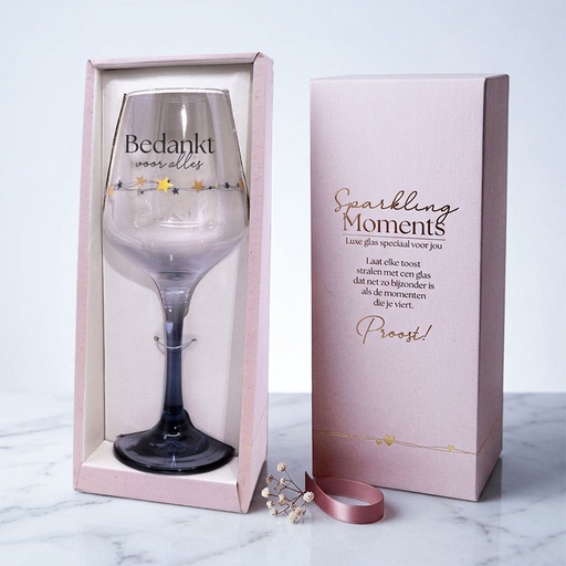 [00128012] SPARKLING MOMENTS - WIJN - BEDANKT