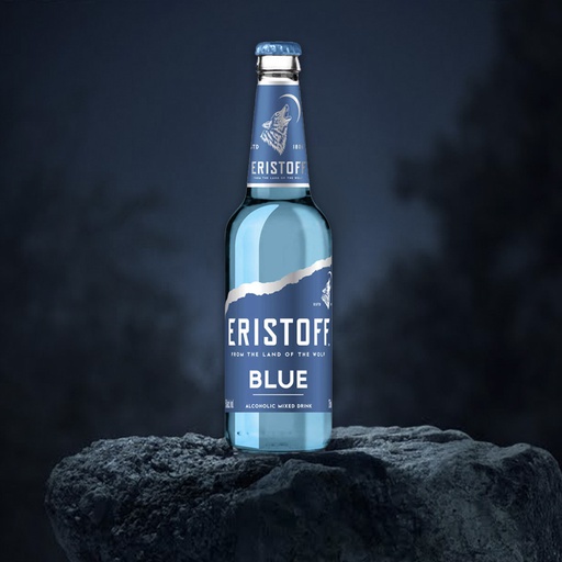 [D2601001] ERISTOFF BLUE OW BOTTLE 5° 24X27,5cl
