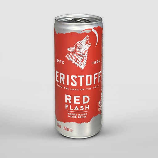 [D2601021] ERISTOFF RED FLASH CAN 5° 24X25cl