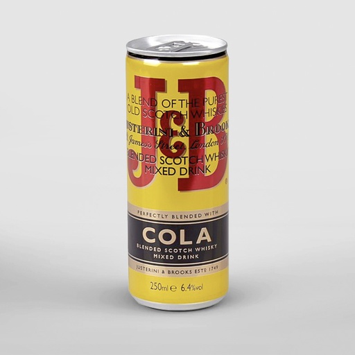 [D3103010] J&B WHISKY&COLA CAN 12X25cl