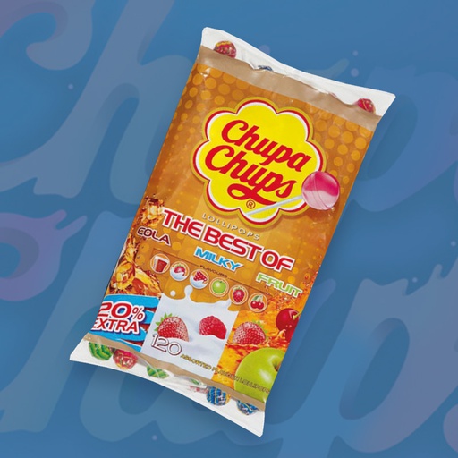 [C0901000] CHUPA CHUPS REFILL BAG 120pcs