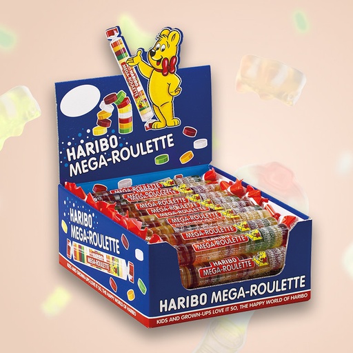 [C0301001] HARIBO MEGA-ROULETTE 40x45g