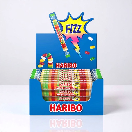 [C0301002] HARIBO MEGA-ROULETTE FIZZ 40x45g