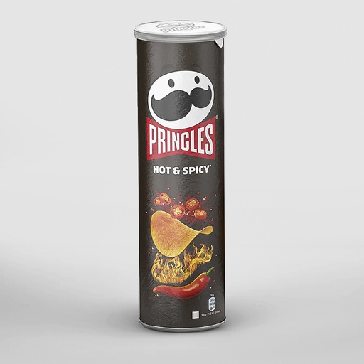 [C0403001] PRINGLES HOT & SPICY 19x165g