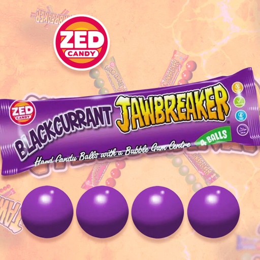 [C1101000] JAWBREAKER BLACKCURRANT 4pcs x 40