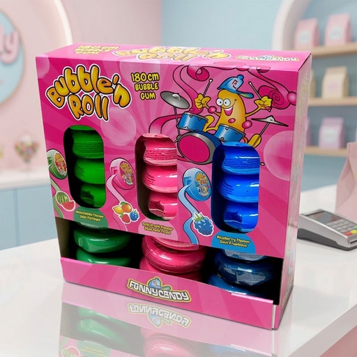 [C1105004] BUBBLE'N ROLL 24pcs