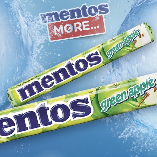 [C0904043] MENTOS ROL GREEN APPLE 40x38g