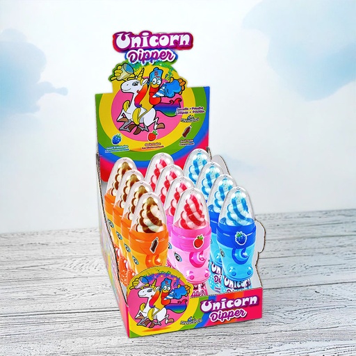 [C1105032] UNICORN DIPPER 12pcs