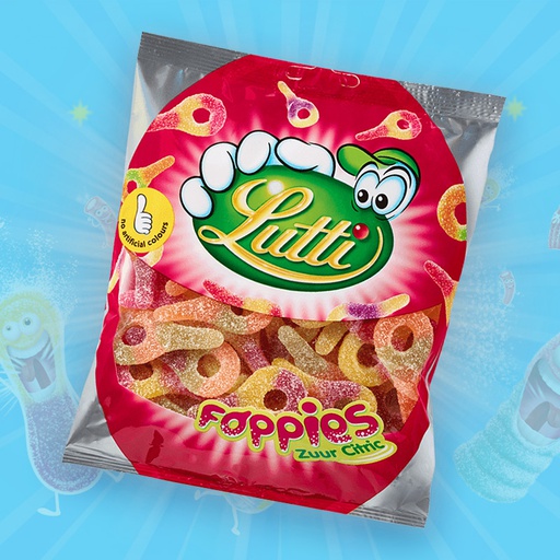 [C0105005] LUTTI MINI FOPPIES VEGGIE 12 X80g