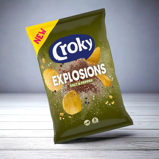 [C1001030] CROKY EXPLOSIONS SALT & PEPPER 20X40g