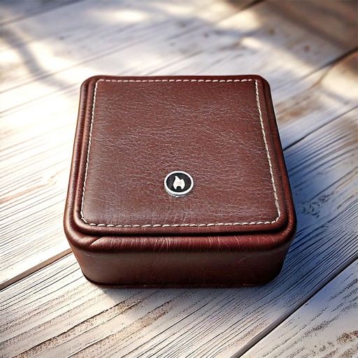[Z1610012] ZIPPO CIGARETTE CASE BROWN LEATHER