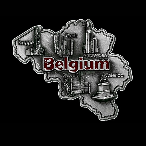 [00120003] MAGNET BELGIUM 1 ( BELGIUM MAP )