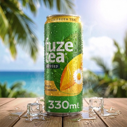 [D0109010] FUZETEA MANGO CHAMOMILE CAN 6x4x33cl