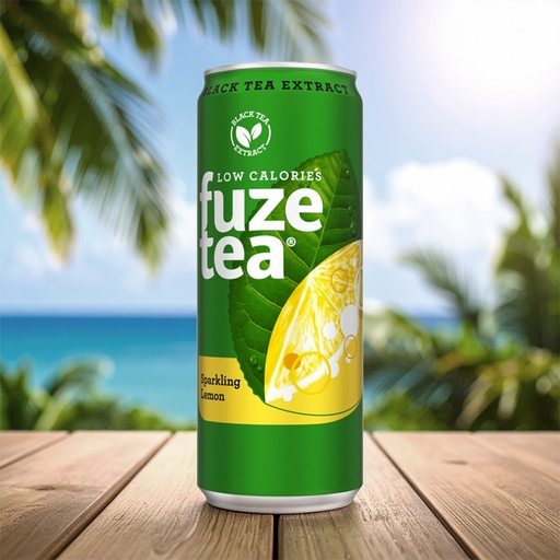 [D0109030] FUZETEA SPARKLING LEMON CAN 6x4x33cl