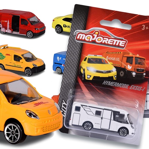 [00050544] MAJORETTE CITY TRUCKS 6 ASS