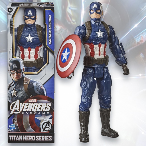 [00015022] MARVEL CAPTAIN AMERICA TITAN HEROES 30CM