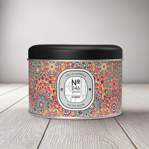 [SC046180] HELLO CANDLE AMBRE 180ml