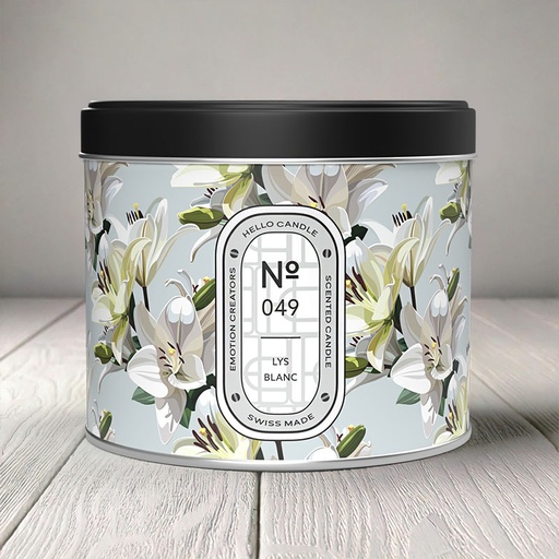 [SC049500] HELLO CANDLE LYS BLANC 500ml