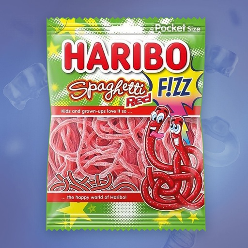 [C0301003] HARIBO SPAGHETTI RED FIZZ 28x70g