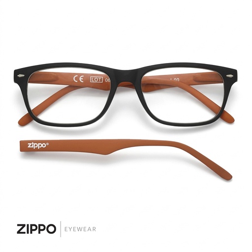 [Z2007259] ZIPPO READING GLASSES 31Z B3 BRO300 / DUM1