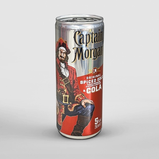 [D3101001] CAPTAIN MORGAN RUM&COLA CAN 12X25cl