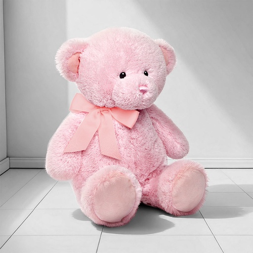 [00200032] BEAR PINK 60CM