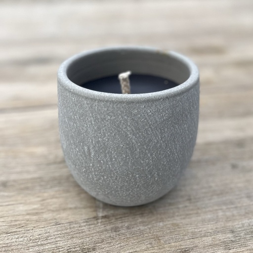 [80100002] TWILI MEDIUM OUTDOOR CANDLE GREY 14cm