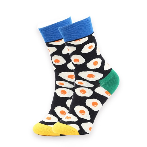 [00030209] COZY NOXXIEZ SOXXIEZ EGGS BLACK 38-45 6pcs