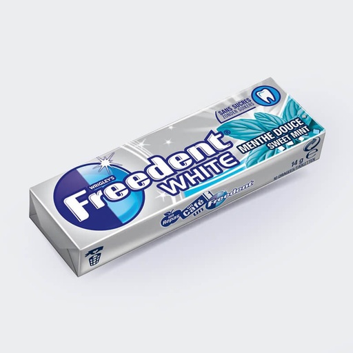 [C1001002] FREEDENT WHITE SWEET MINT 30x14g