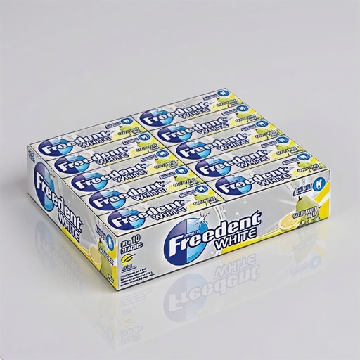 [C1001004] FREEDENT WHITE FRUIT 30x14g
