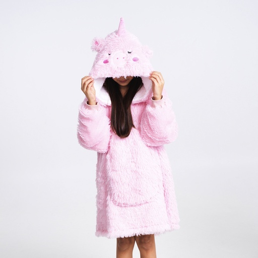 [00030312] COZY NOXXIEZ CUDDLE HOODIE UNICORN MEDIUM