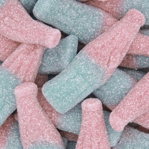 [C1201047] FRISIA JUMBO SOUR BUBBLEGUM BOTTLES 3KG