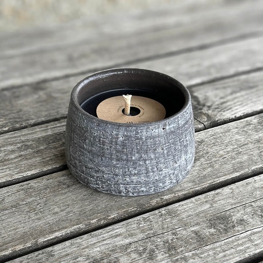 [80100025] TWILI LITTLE OUTDOOR CANDLE BROWN 12cm